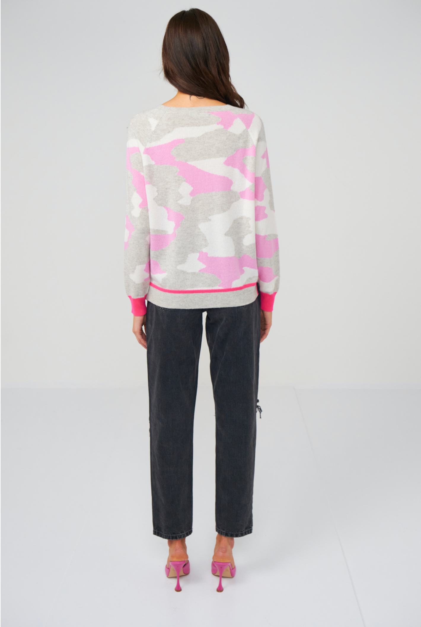 Brodie Cashmere Coco Camo - Pink