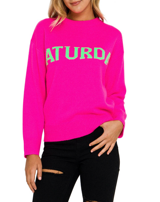 Saturday Motif Sweater