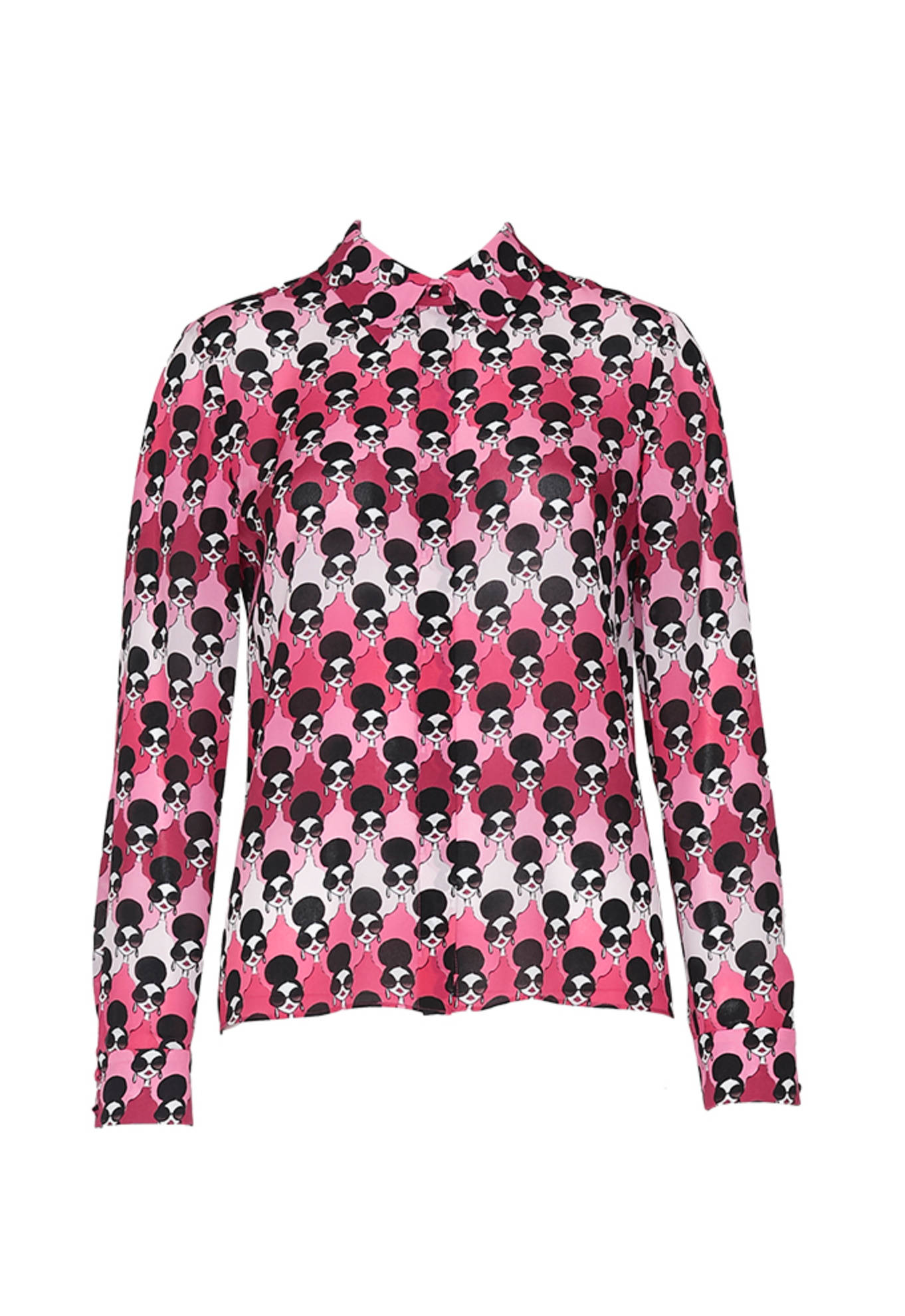 ALICE + OLIVIA WILLA PRINTED TOP