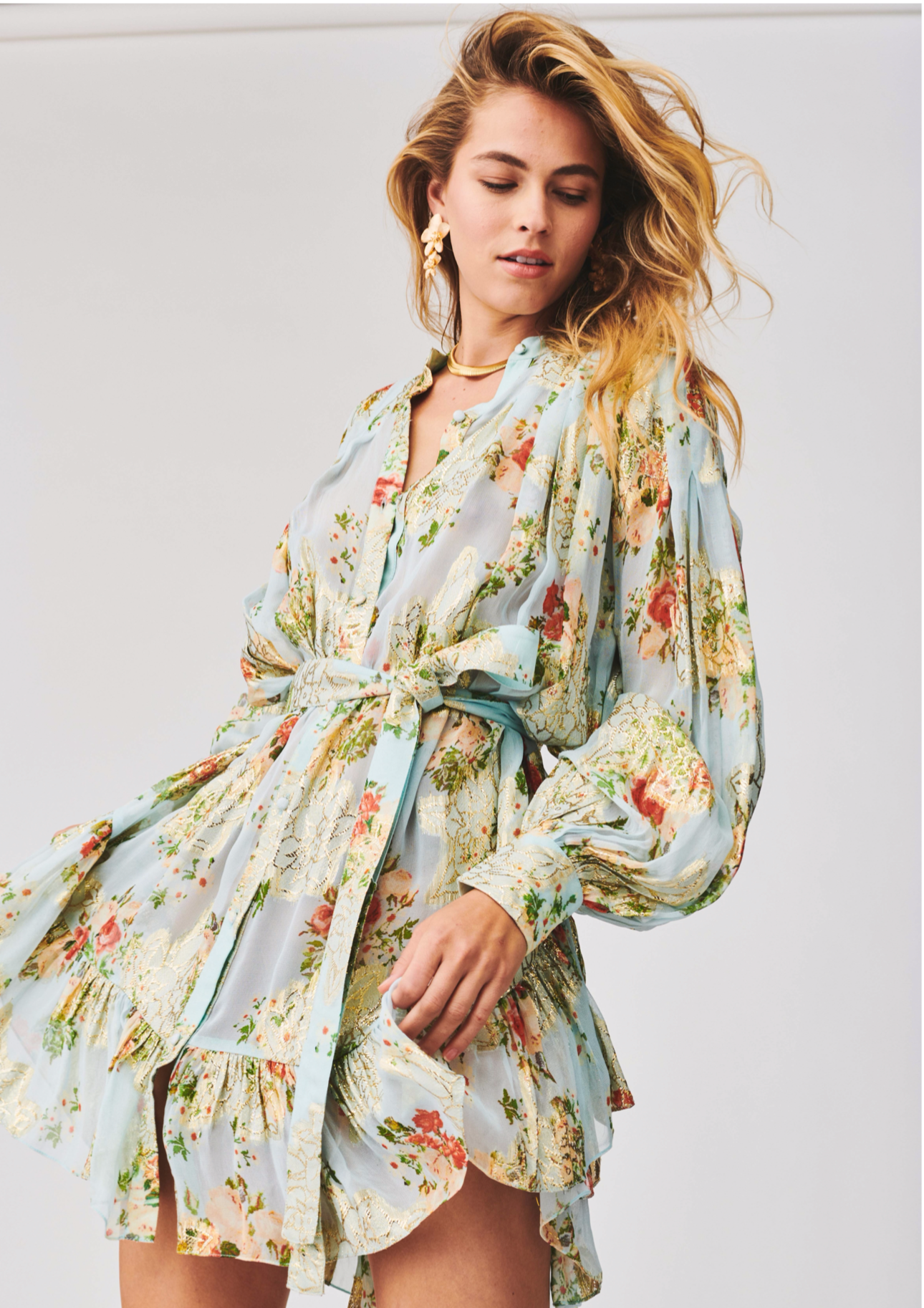 hemant and nandita dress HEMANT & NANDITA LIVIA DRESS L