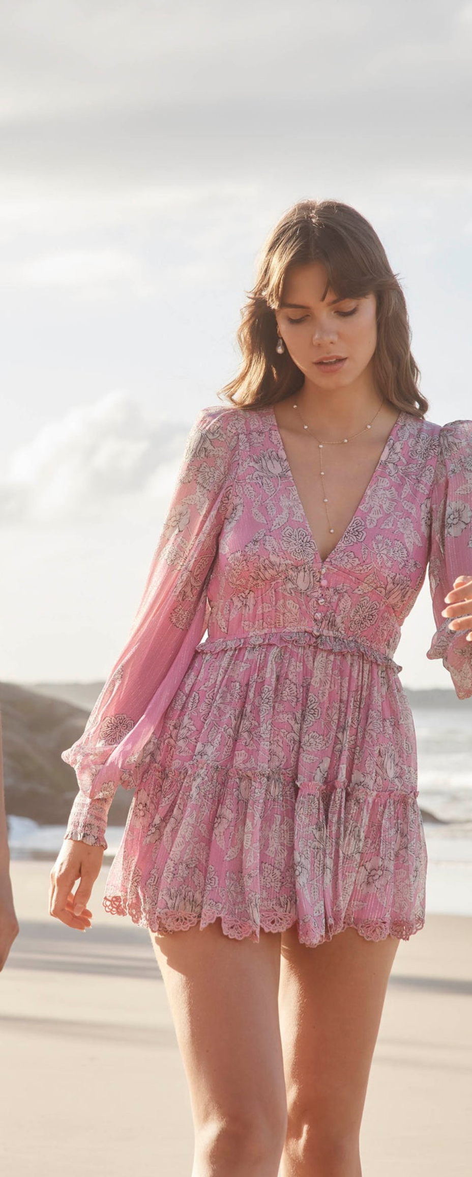 Hemant & Nandita Pink Sidra Dress