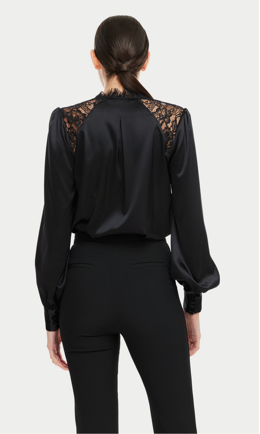 Generation Love Debra Lace Combo Blouse