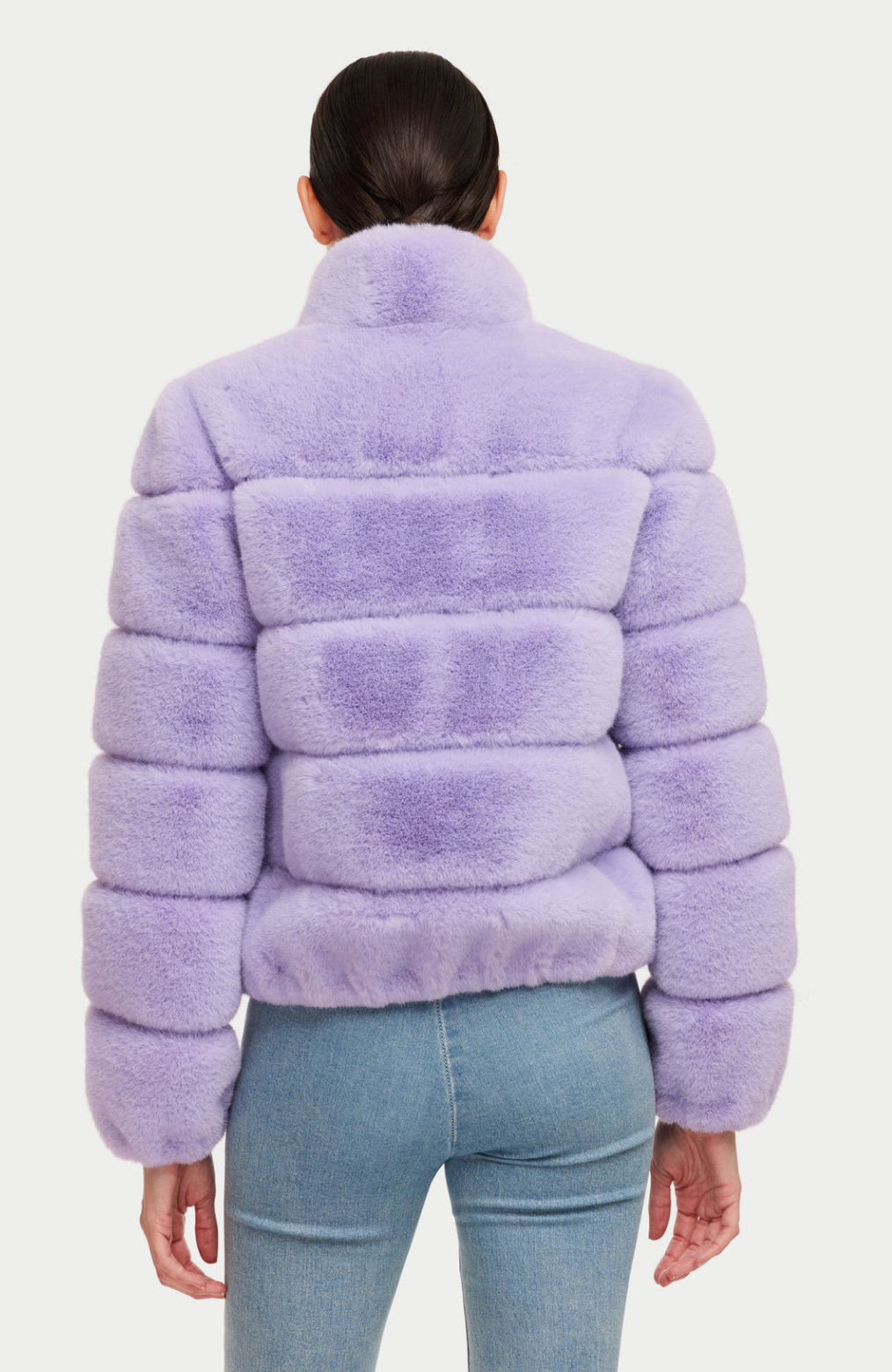 Generation Love Jodi Faux Fur Jacket - Lavender