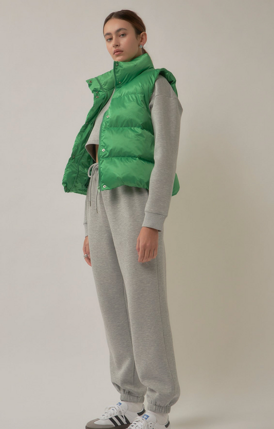 Puffer Vest - Green