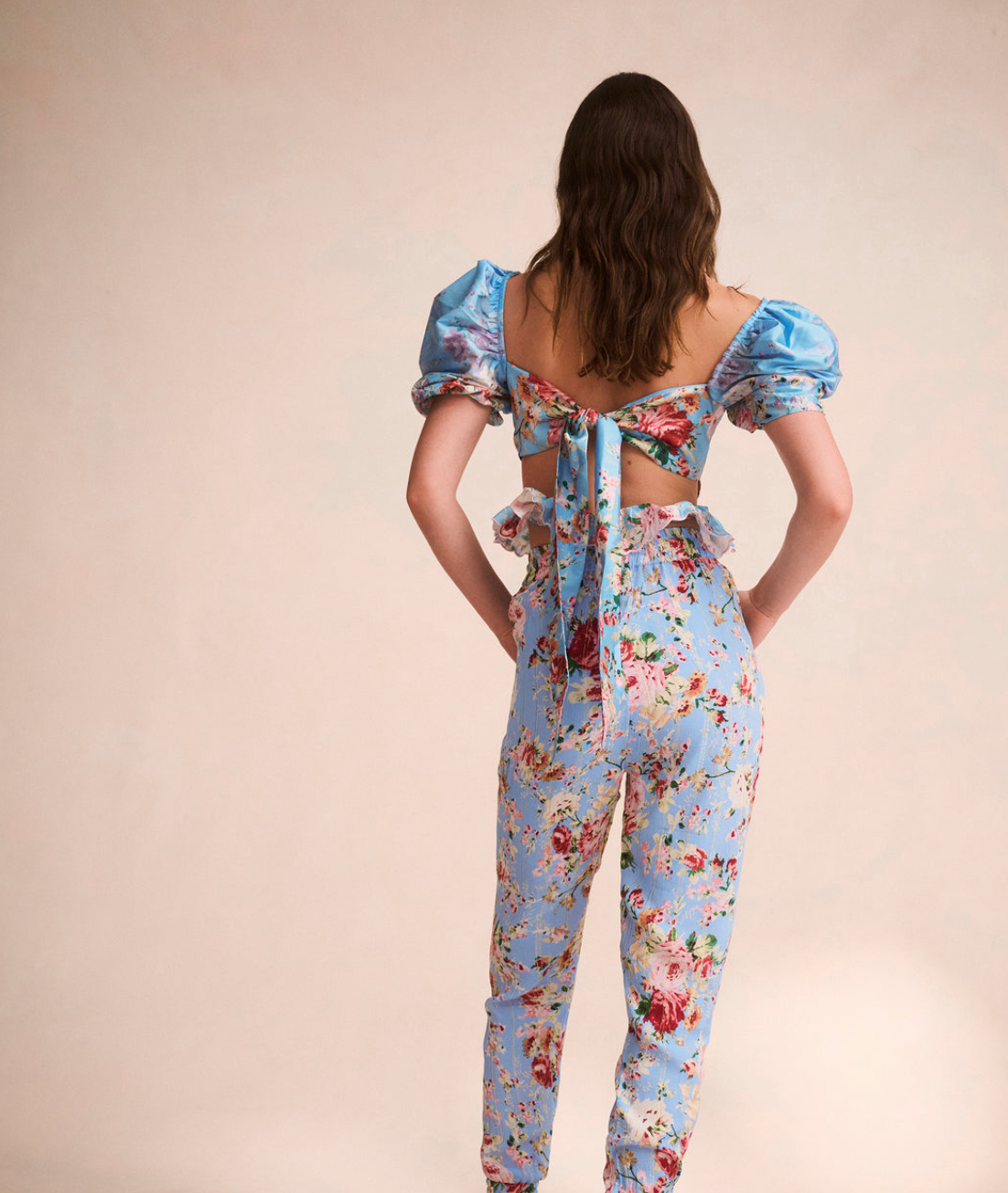 Hemant & Nandita Sky Blue Tula Top