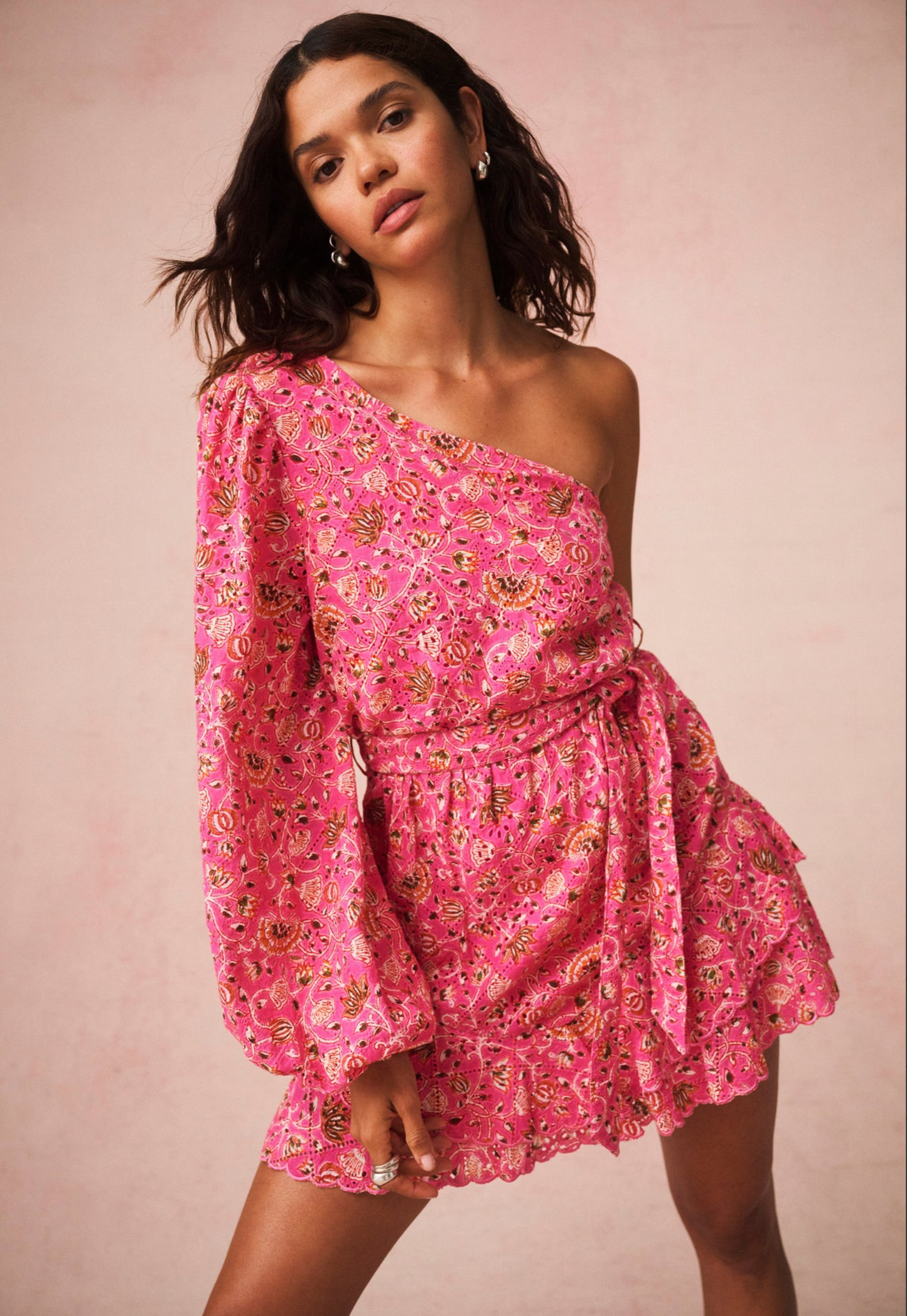 Hemant & Nandita Tulip Nara Short Dress