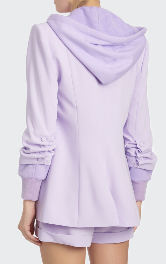 Cinq a Sept Hooded Khloe Jacket - Lilac