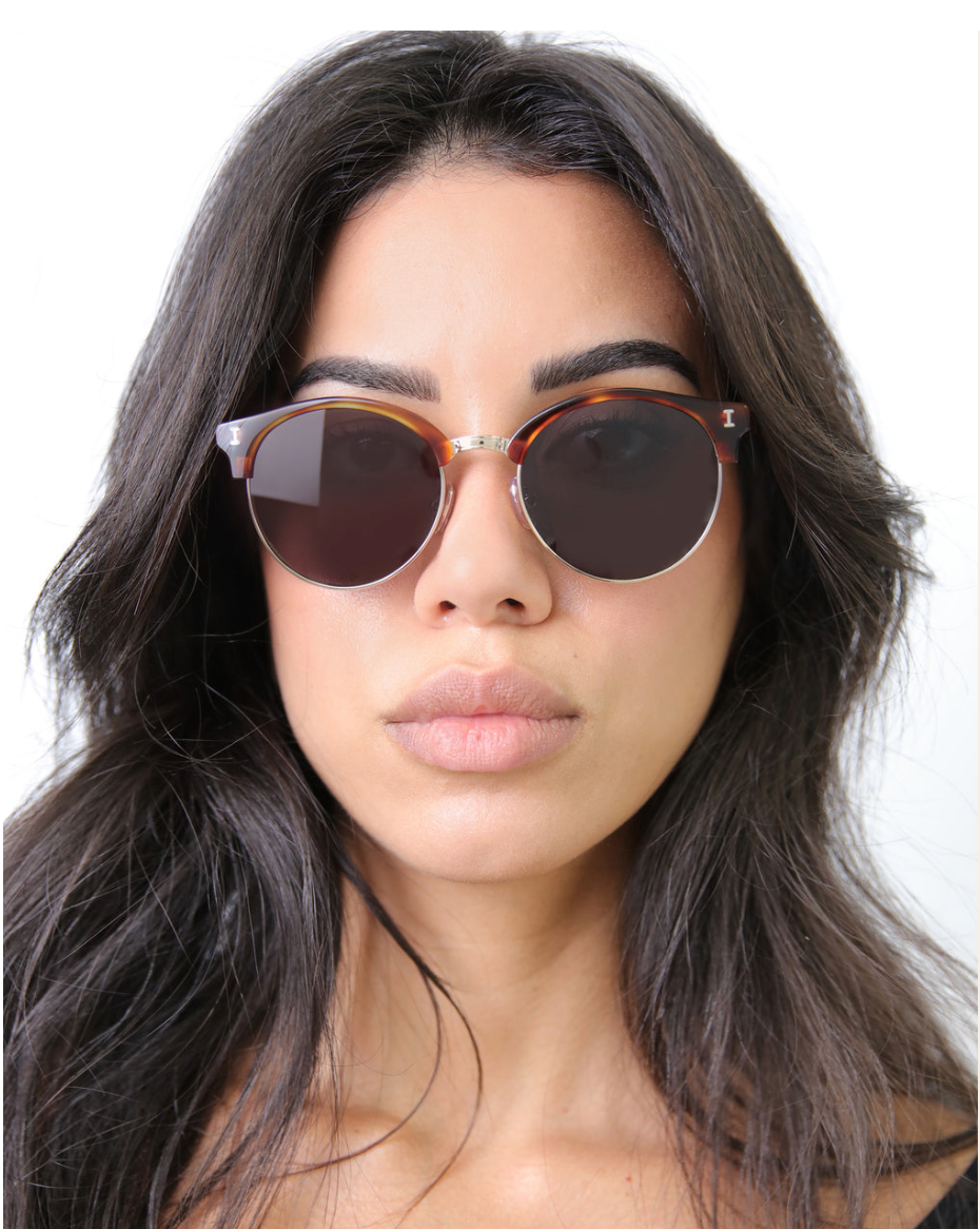 Illesteva Benson Sunglasses Havana/Gold