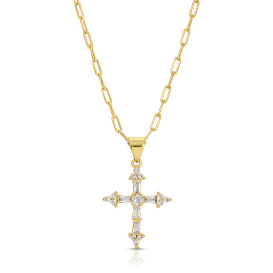PRINCESS CROSS NECKLACE