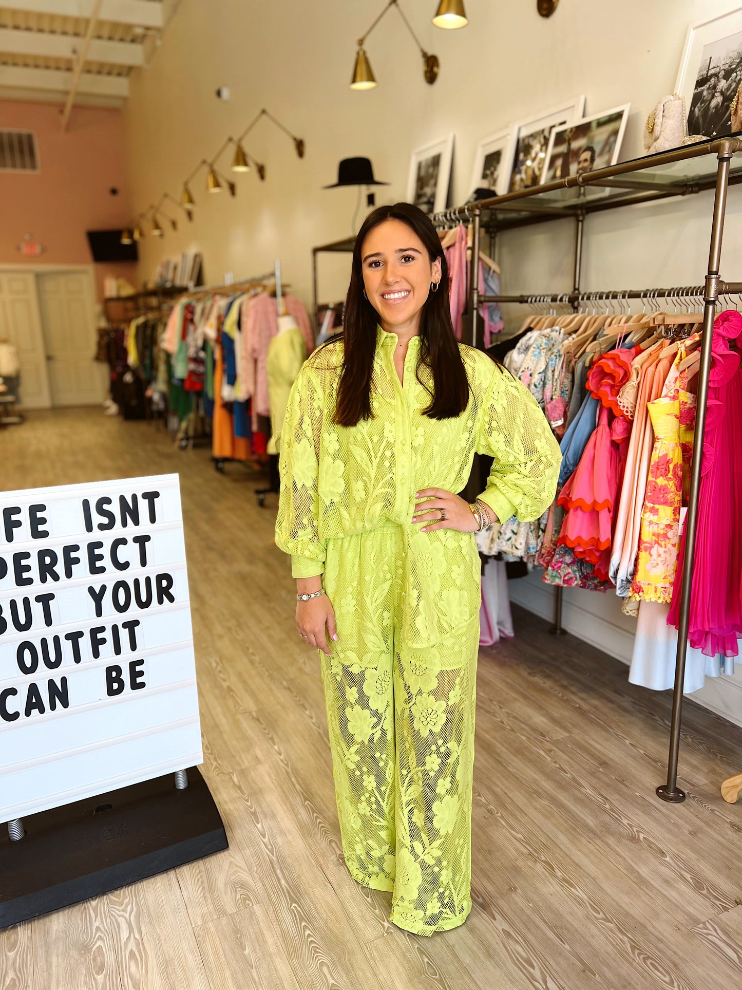 Hemant & Nandita Nysa Lime Shirt