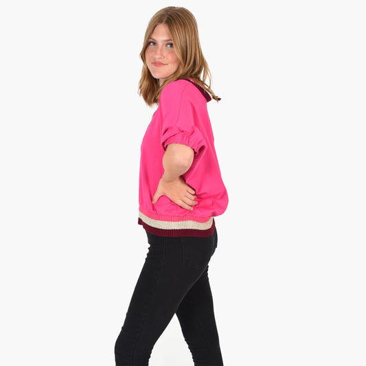 VARSITY POPPY - FUSCHIA MIX