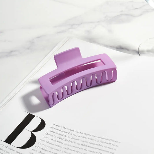 Purple Jaw Hair Clip