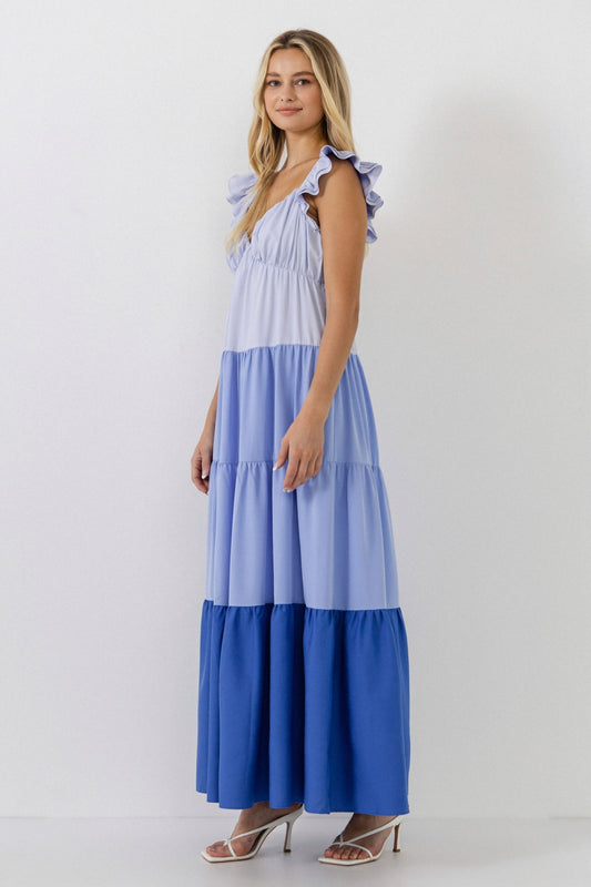 BABY IN BLUE MAXI DRESS