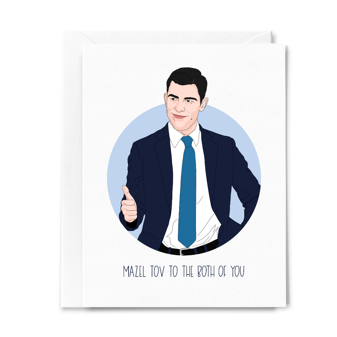 New Girl Schmidt Mazel Tov to the Both of You Card