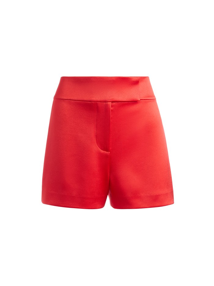 Alice + Olivia Dylan High Waisted Pintuck Short