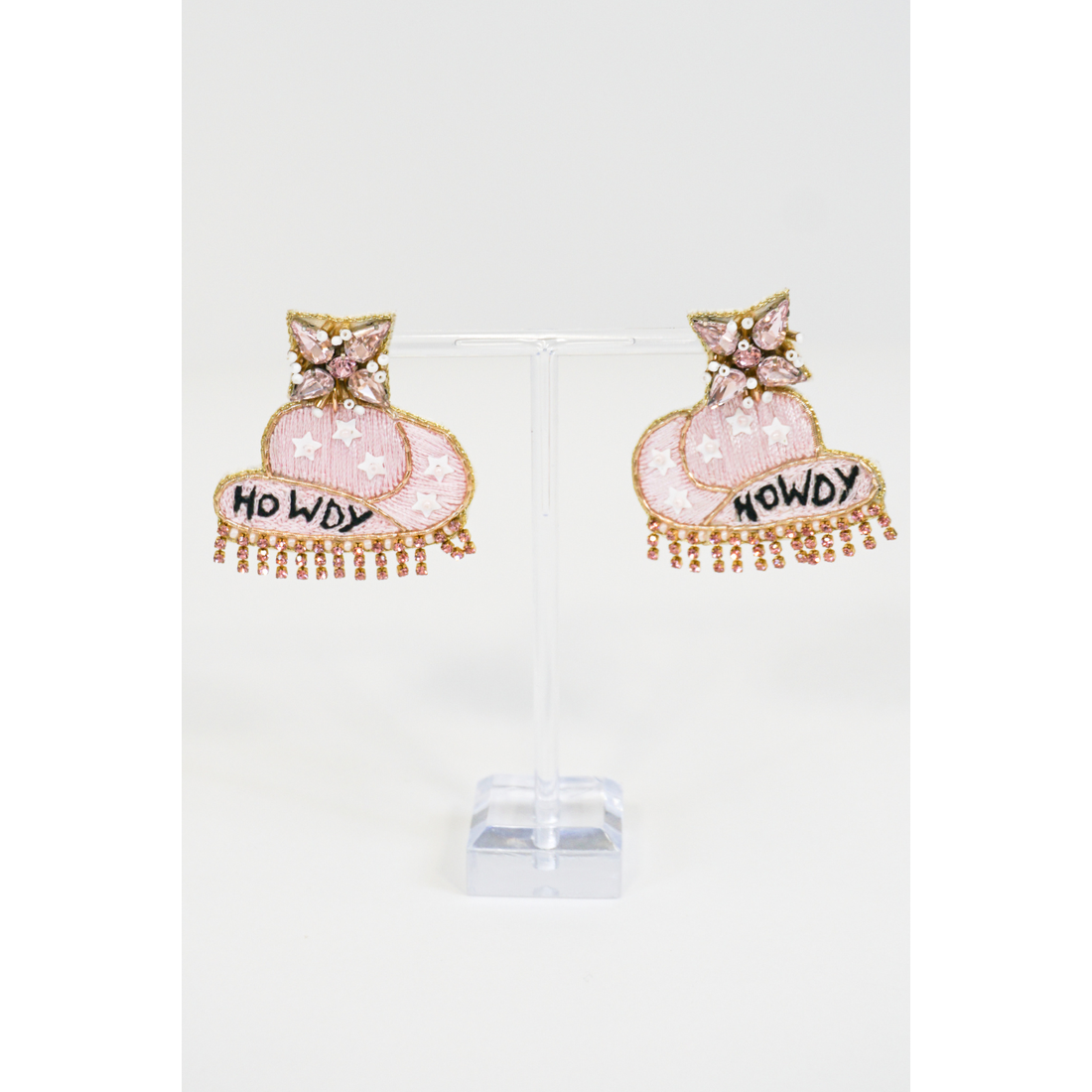 Howdy Girl Beaded Earring