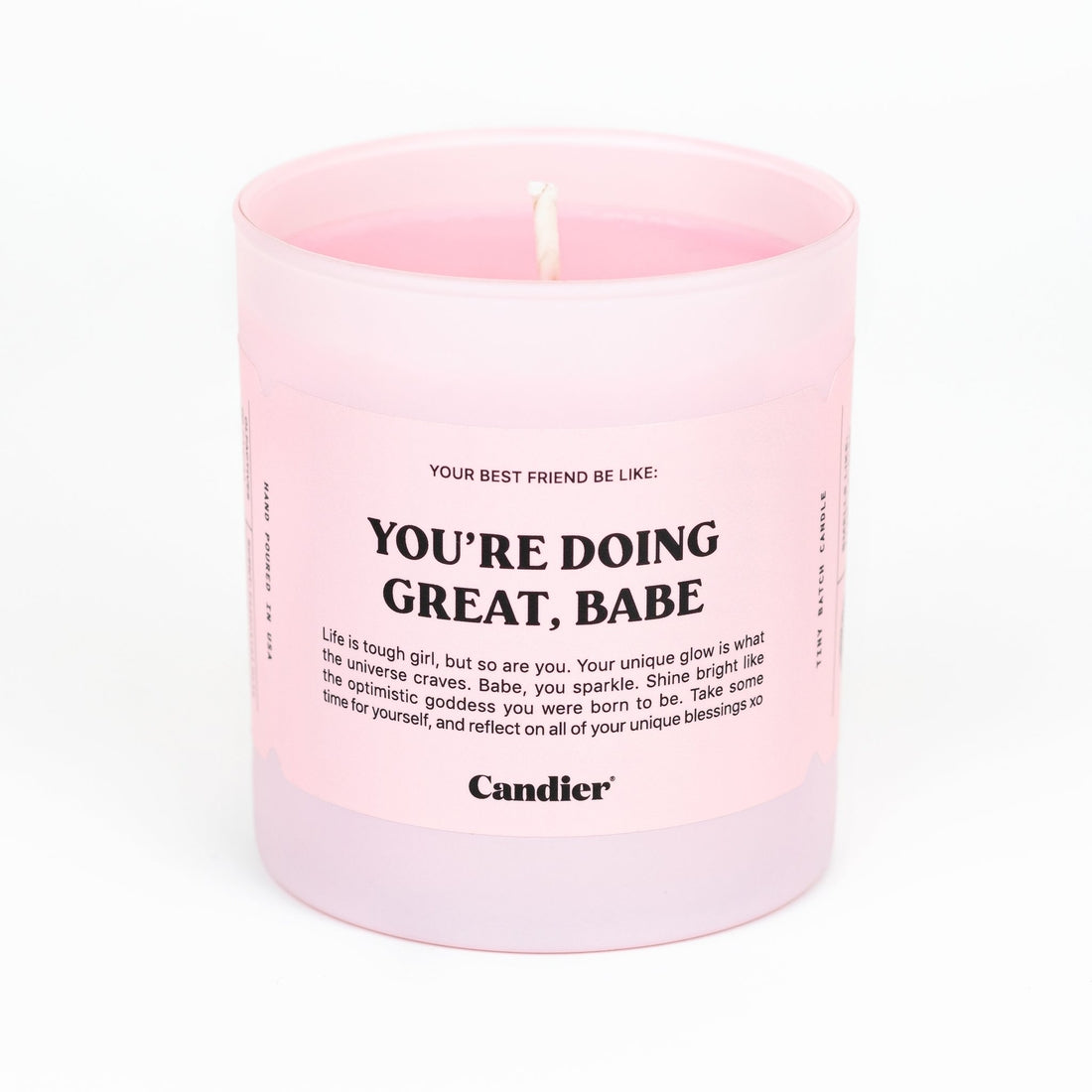 You're Doing Great Candle