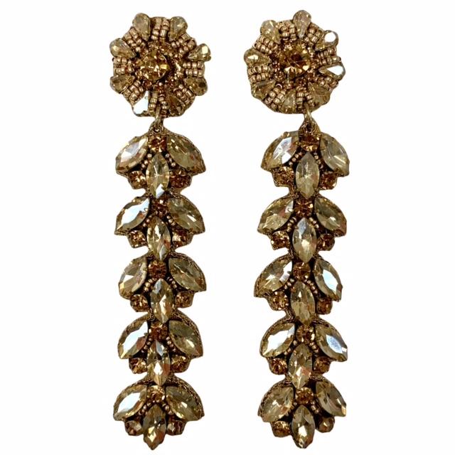 Champagne Jewel Drop Earring