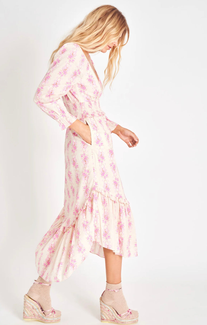 LoveShackFancy Firefly Dress - French Lilac