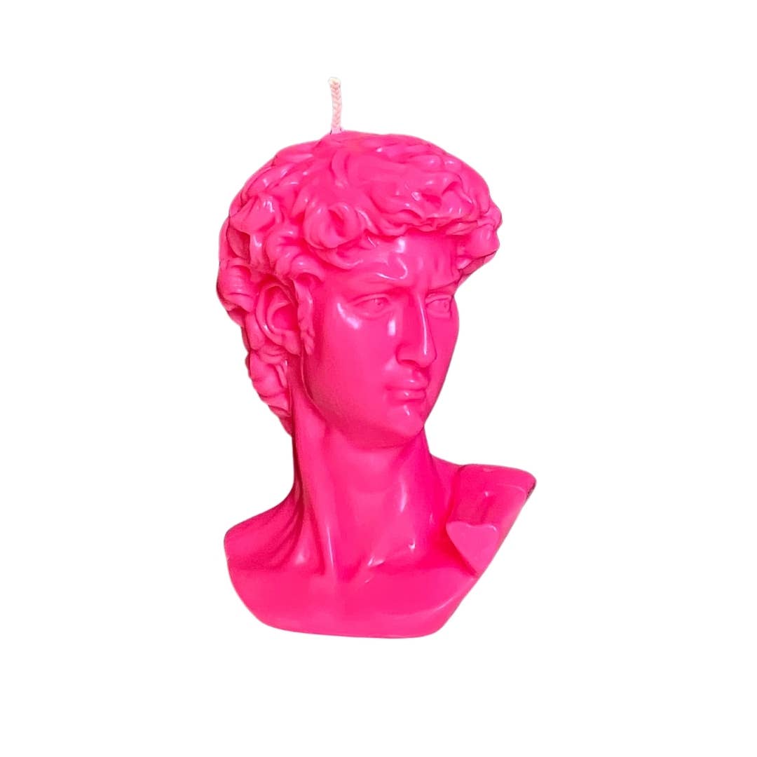 DAVID CANDLE - NEON PINK
