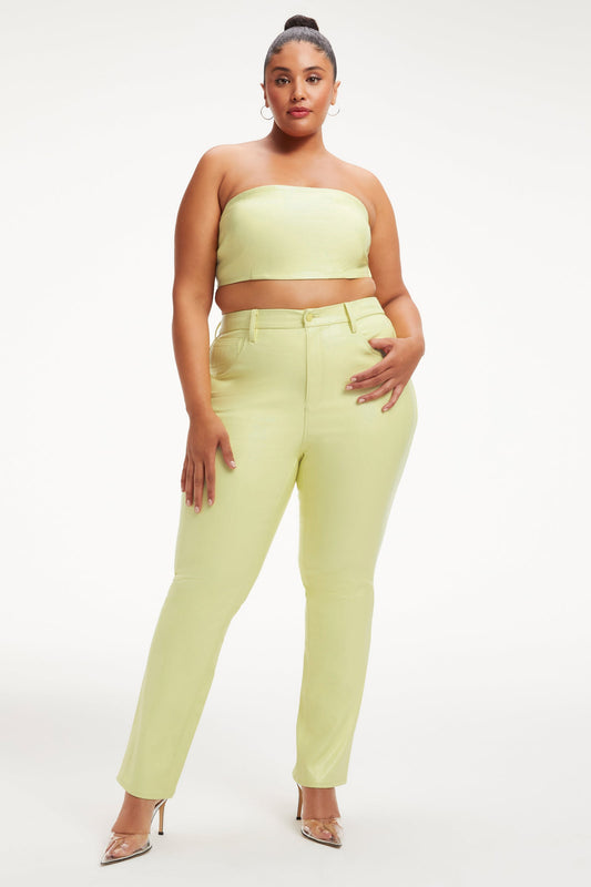 Good American Better Than Leather Good Icon - Key Lime