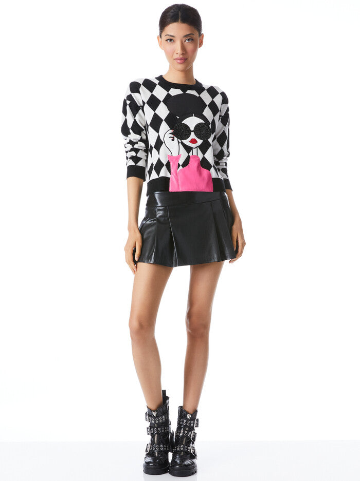 Alice & Olivia Gleeson Stace Pullover