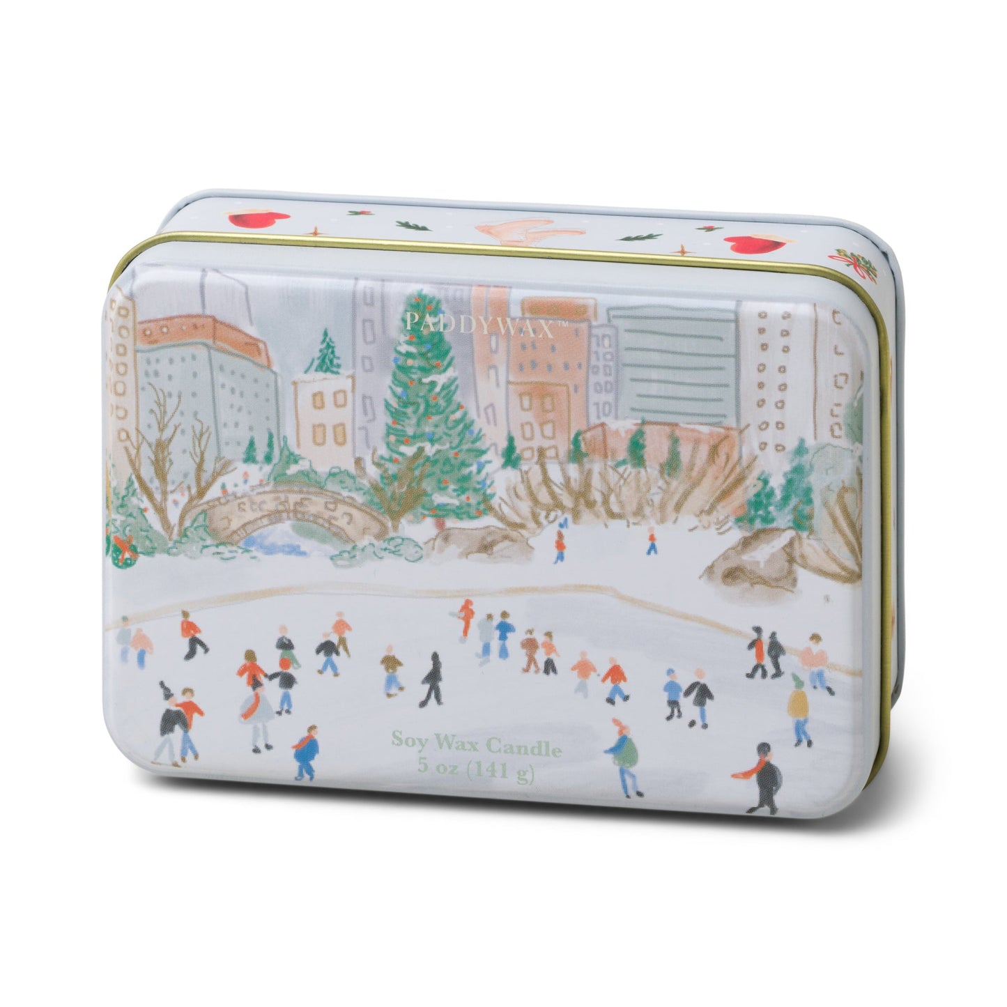 Holiday 5 oz. Candle Tin - Mistletoe & Mint