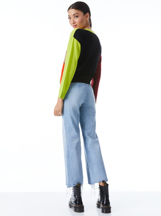 Alice & Olivia Gleeson Girl Gang Pullover