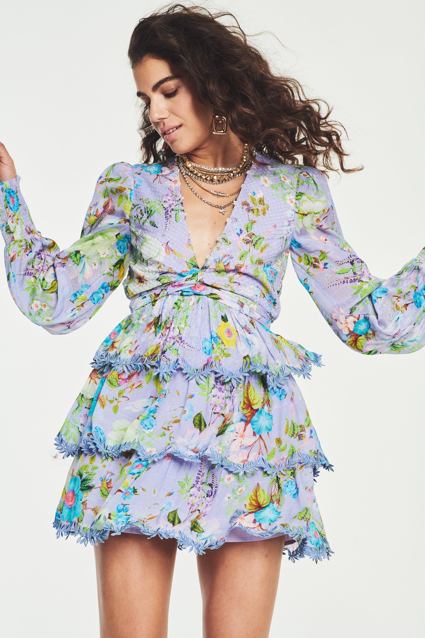 Hemant & Nandita Laya Lilac Dress