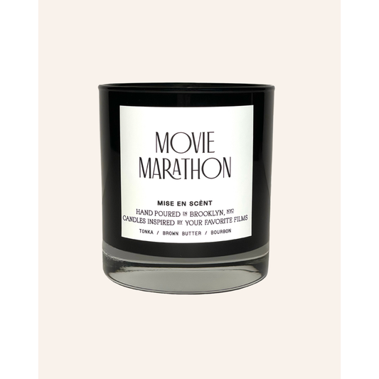 Movie Marathon Candle