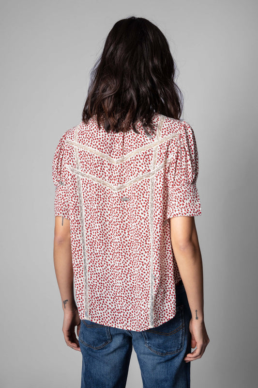 Zadig + Voltaire Tupelo Small Heart Blouse