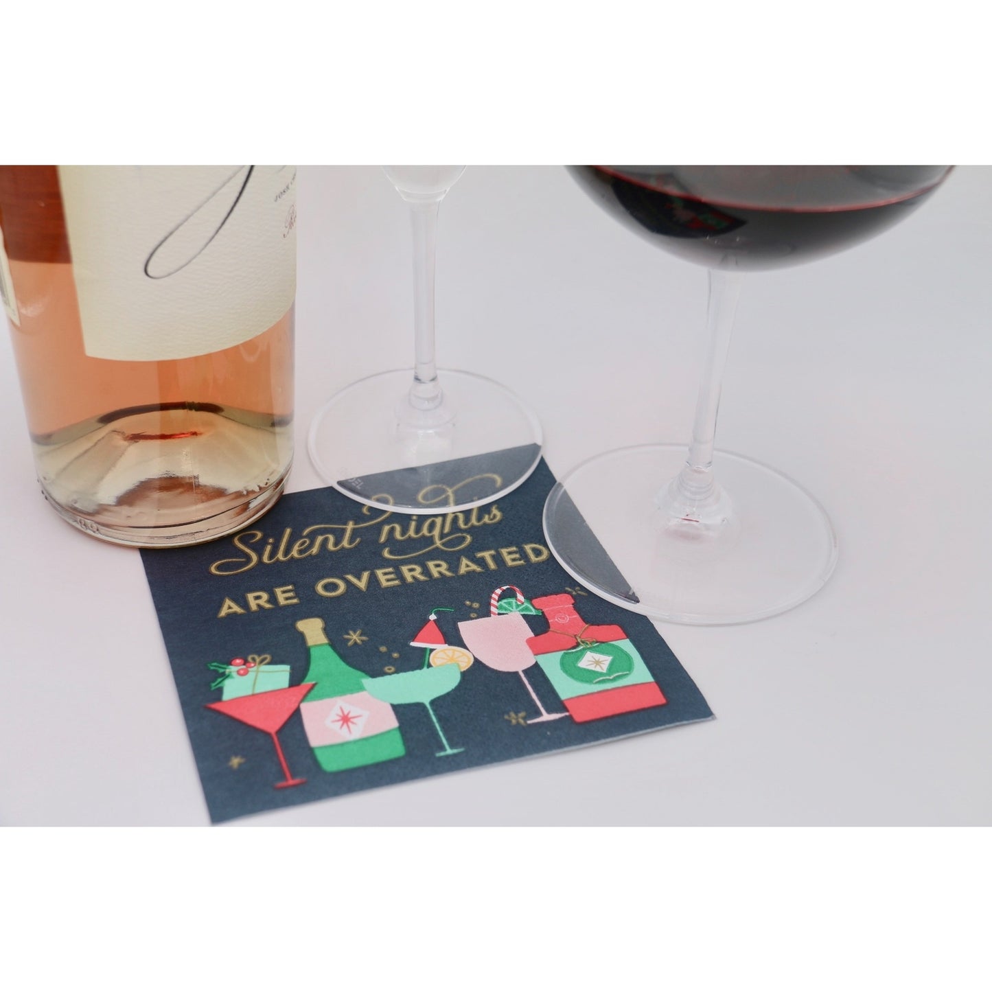 3 ply Cocktail Napkins 20ct | Silent Nights Are Overrated