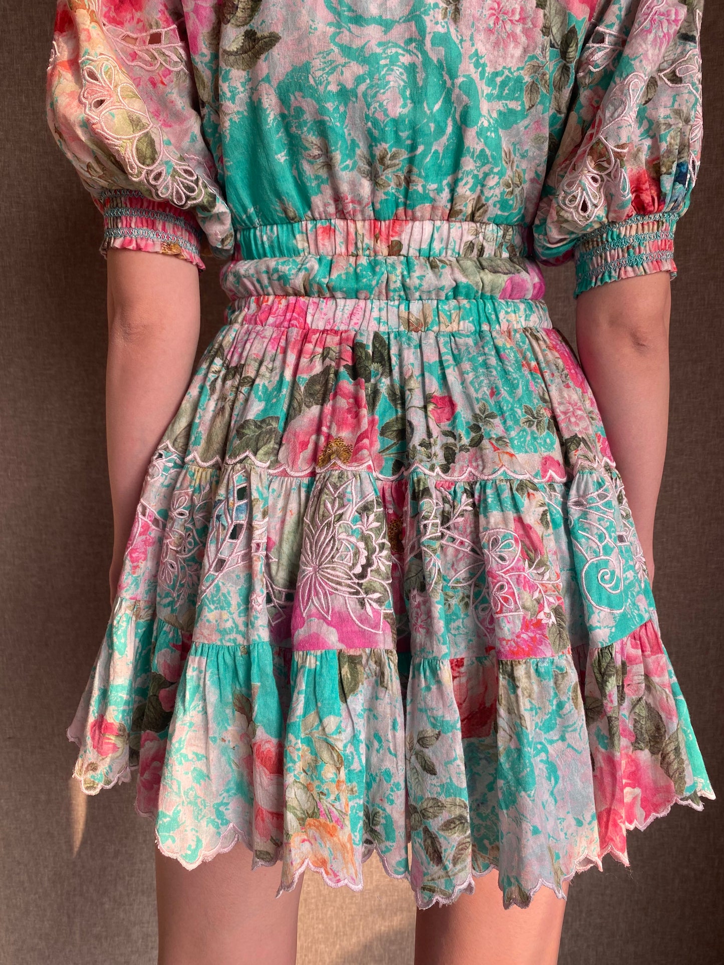 HEMANT & NANDITA PAISLEY DRESS