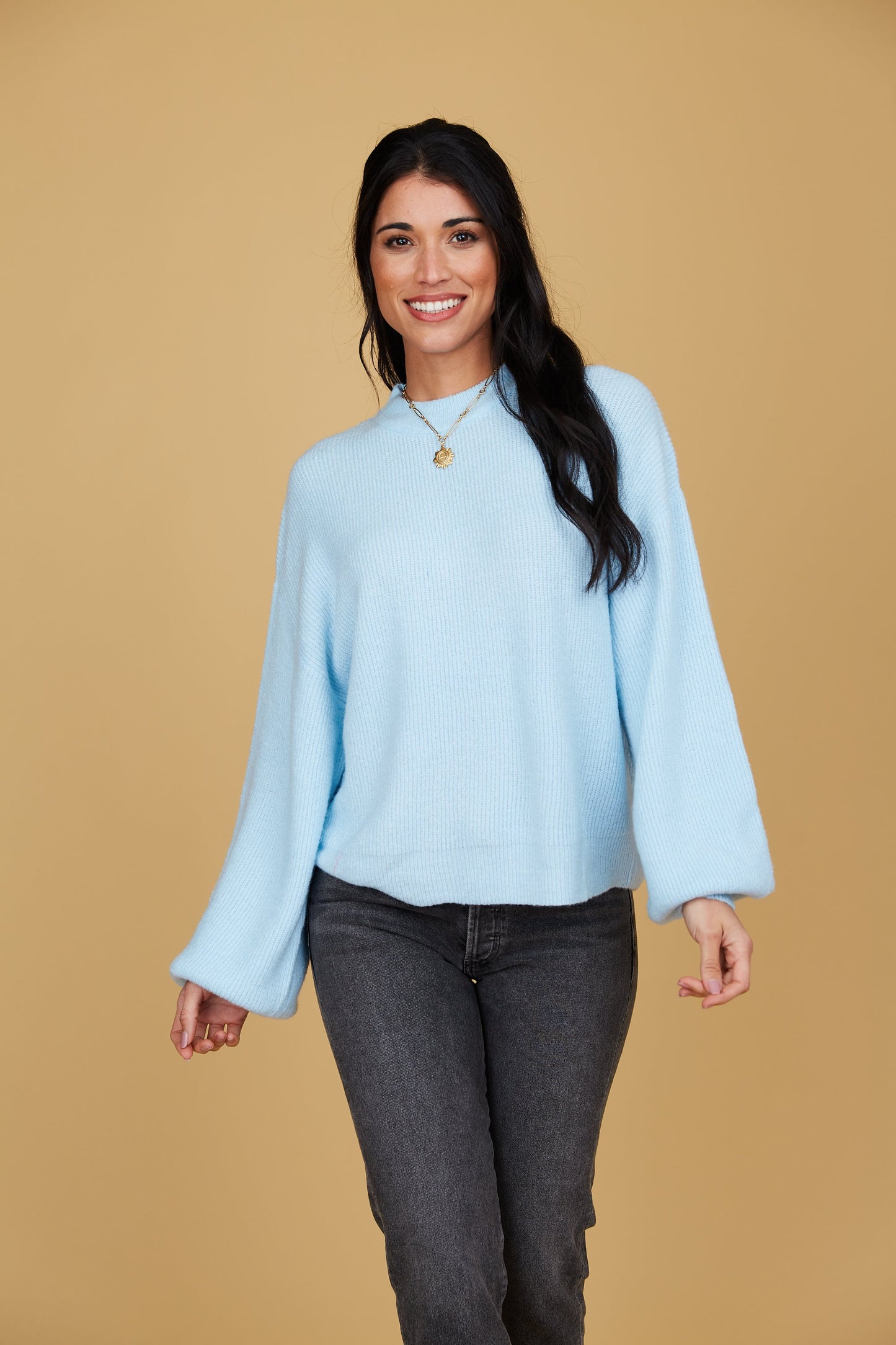CROSBY MILLER SWEATER - FROST