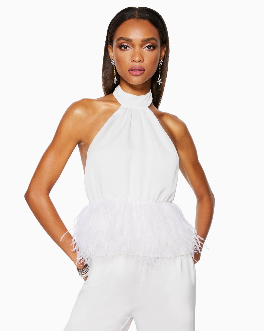 Ramy Brook Danni Feather Top