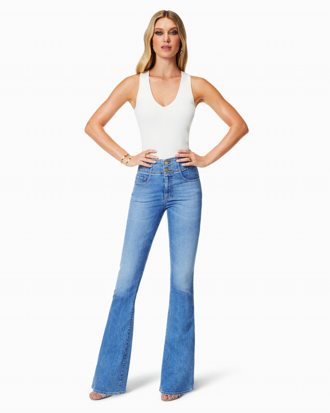 Ramy Brook High-Rise Flare Jean