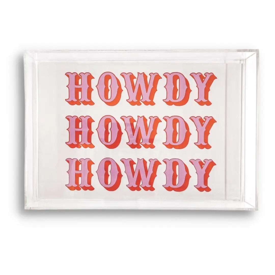 Howdy Small Tray