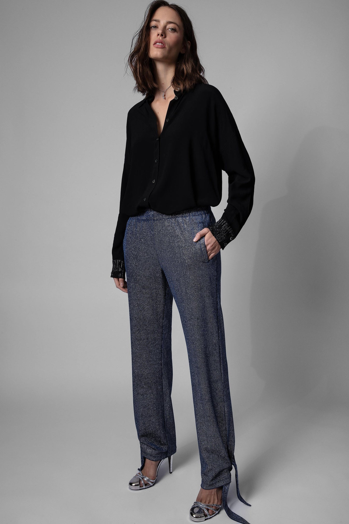 ZADIG + VOLTAIRE CHILL VELOURS SPARKLE pants