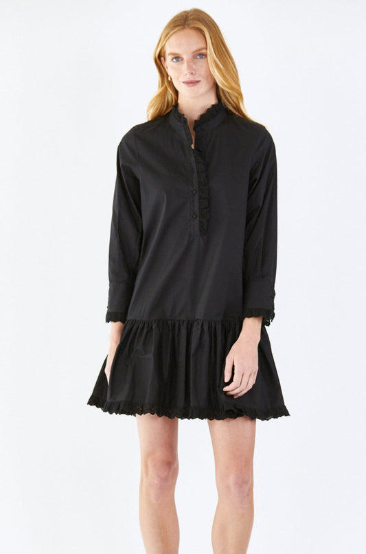 HUNTER BELL CARTER DRESS - BLACK