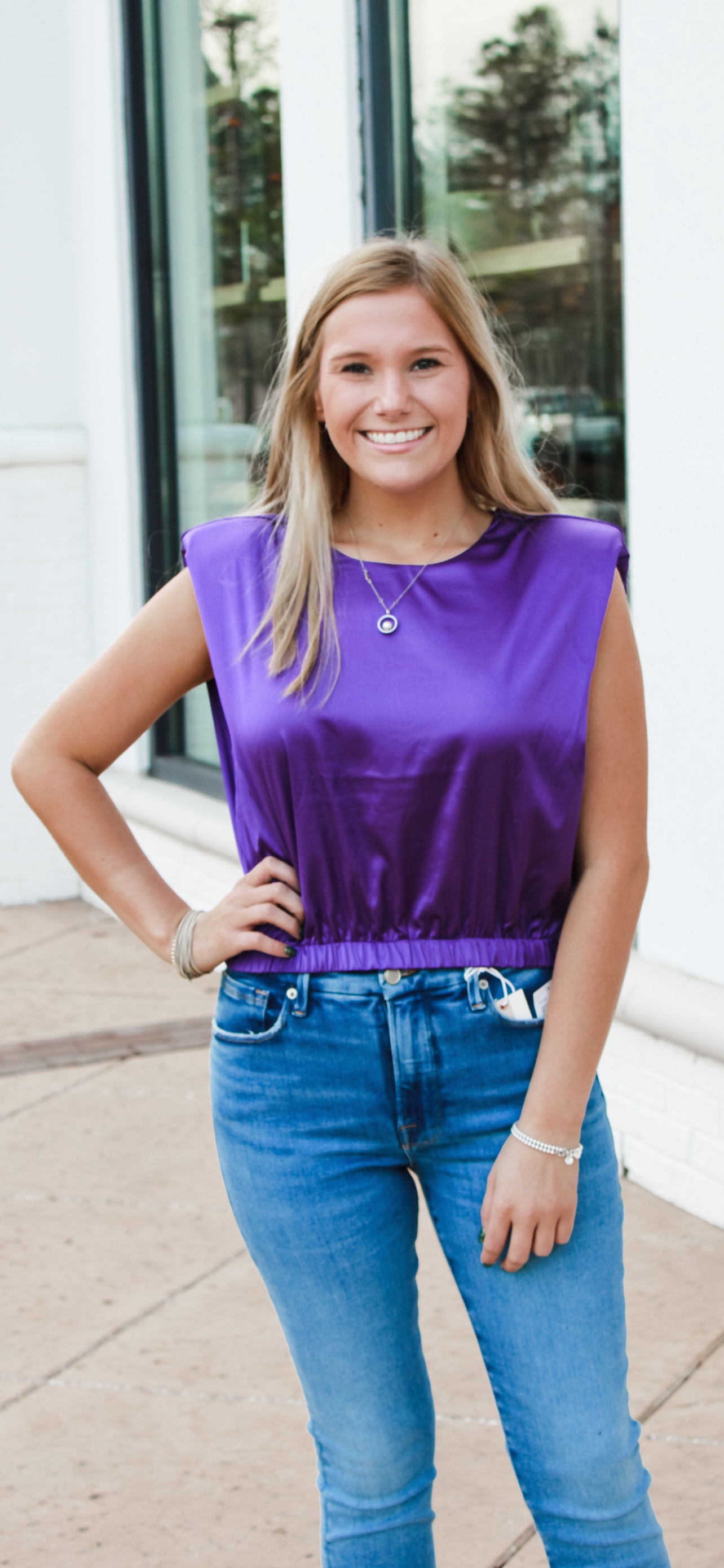 PURPLE MAKENZIE TOP