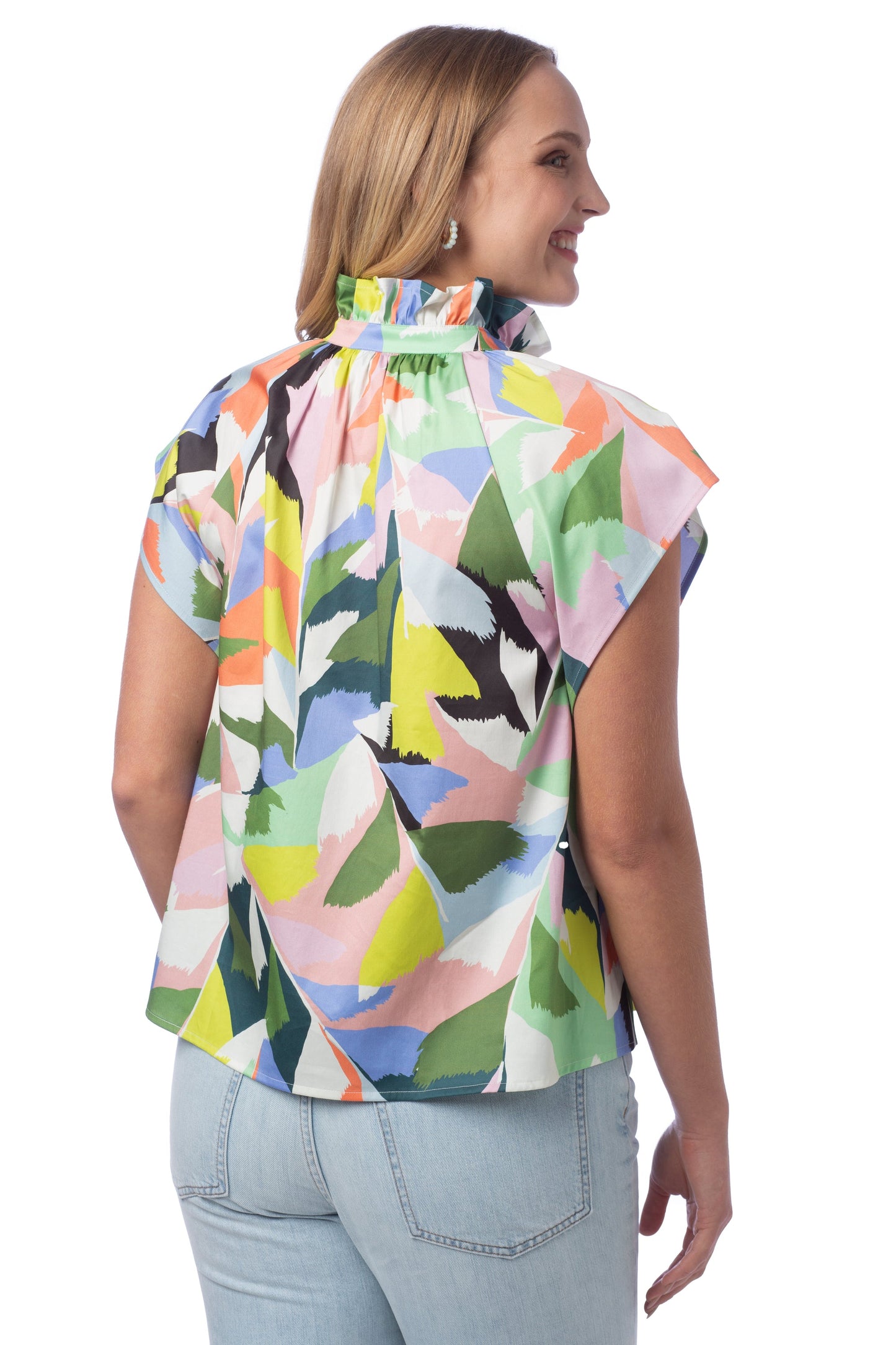 Crosby Billie Blouse - Poinciana