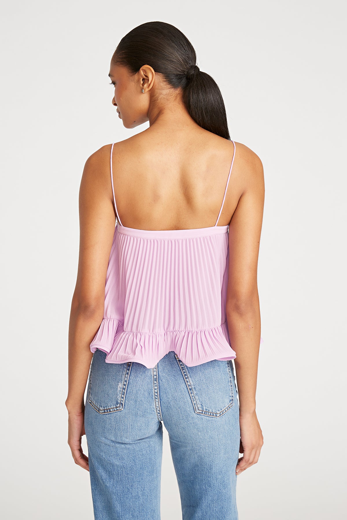 AMUR KERSTEN PLEATED TOP