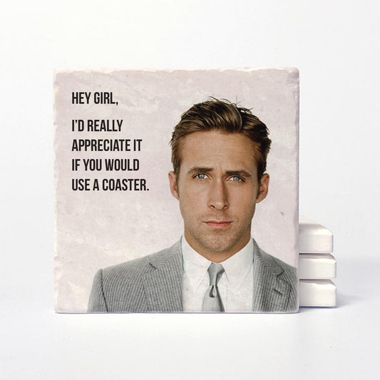 Hey Girl Coasters (Set of 4)