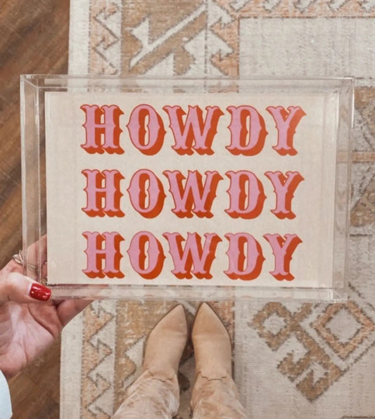 Howdy Small Tray