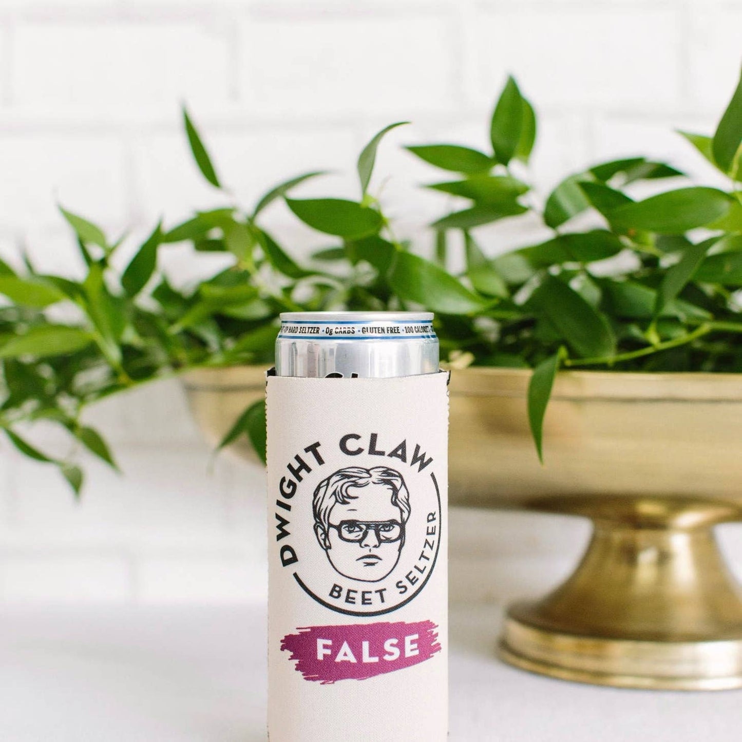 Dwight Claw Slim Can Koozie