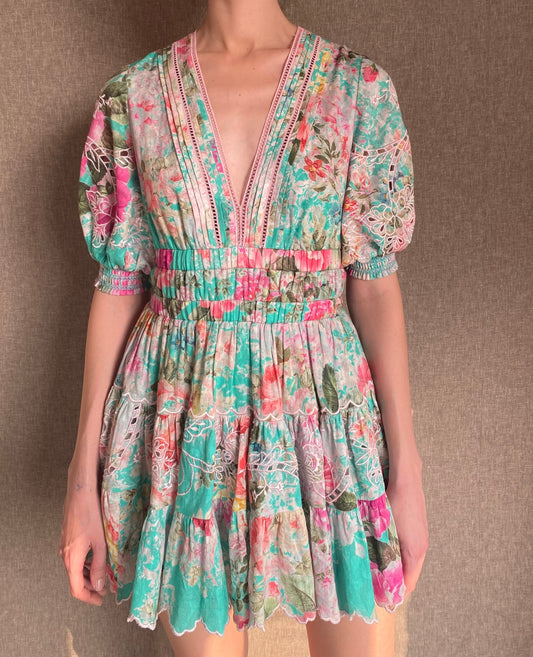 HEMANT & NANDITA PAISLEY DRESS