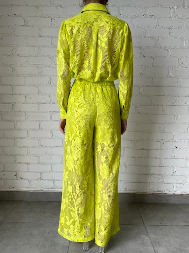 Hemant & NAndita Lysa Lime Pants