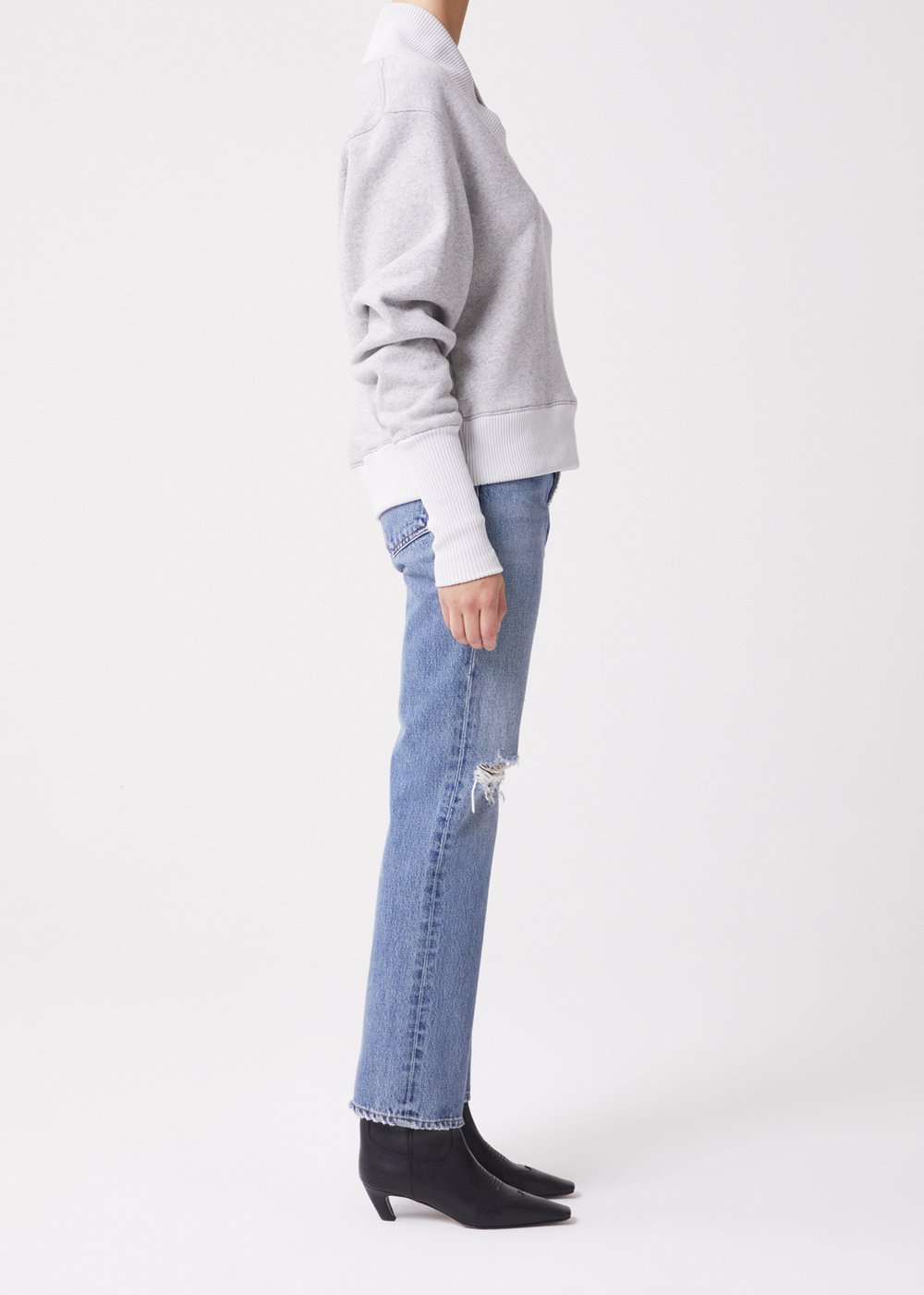 Agolde Klara Sweatshirt in Grey