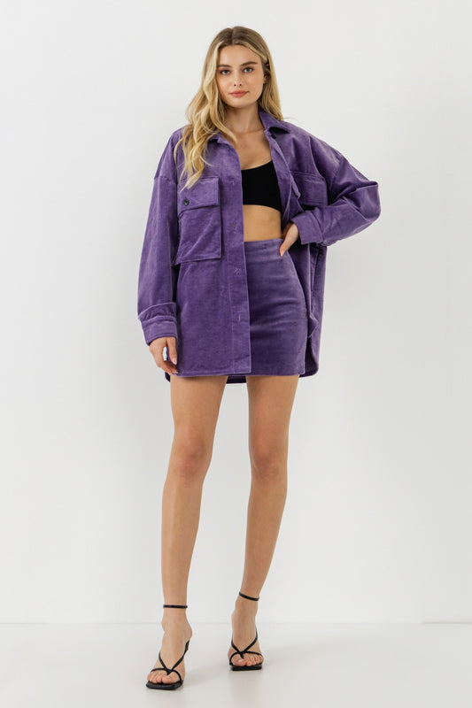 CORDUROY OVERSIZE JACKET