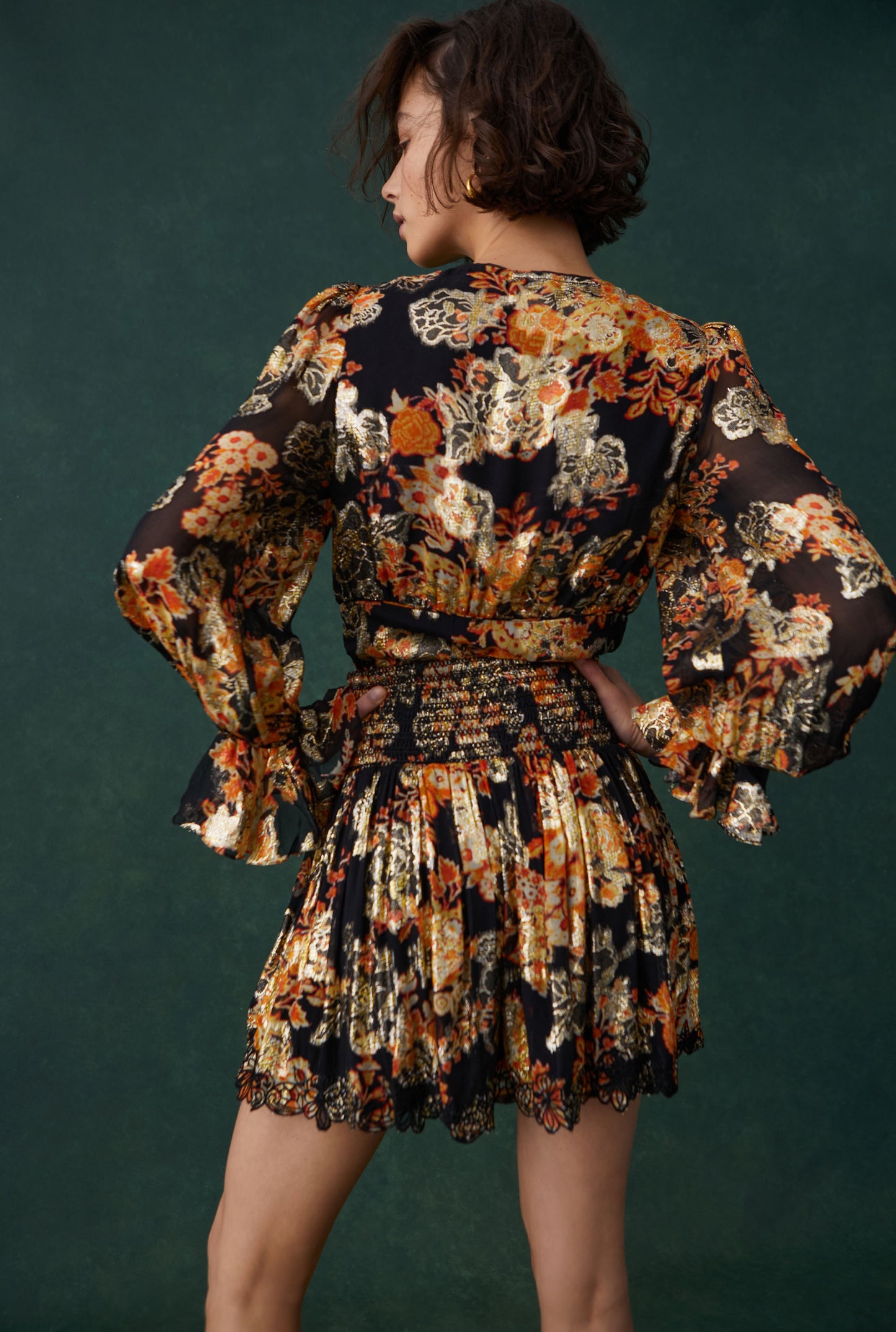 Hemant & Nandita Floral Skirt